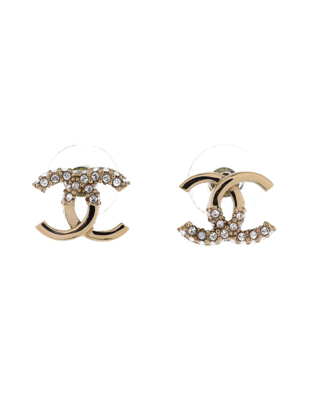 Chanel Cc Stud Earrings Metal With #373278C10B